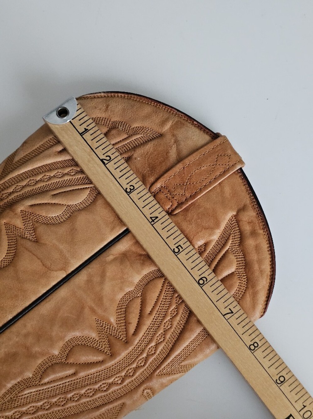Rancho Exotic Alligator Reptile Leather Western Cowboy Boots Brown Tan Size 11 E - Picture 10 of 16